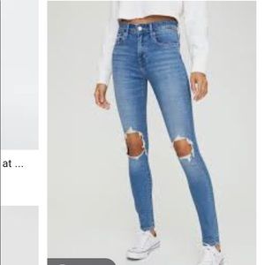 Levis 721 high rise skinny jean